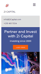 Mobile Screenshot of 2icapital.com